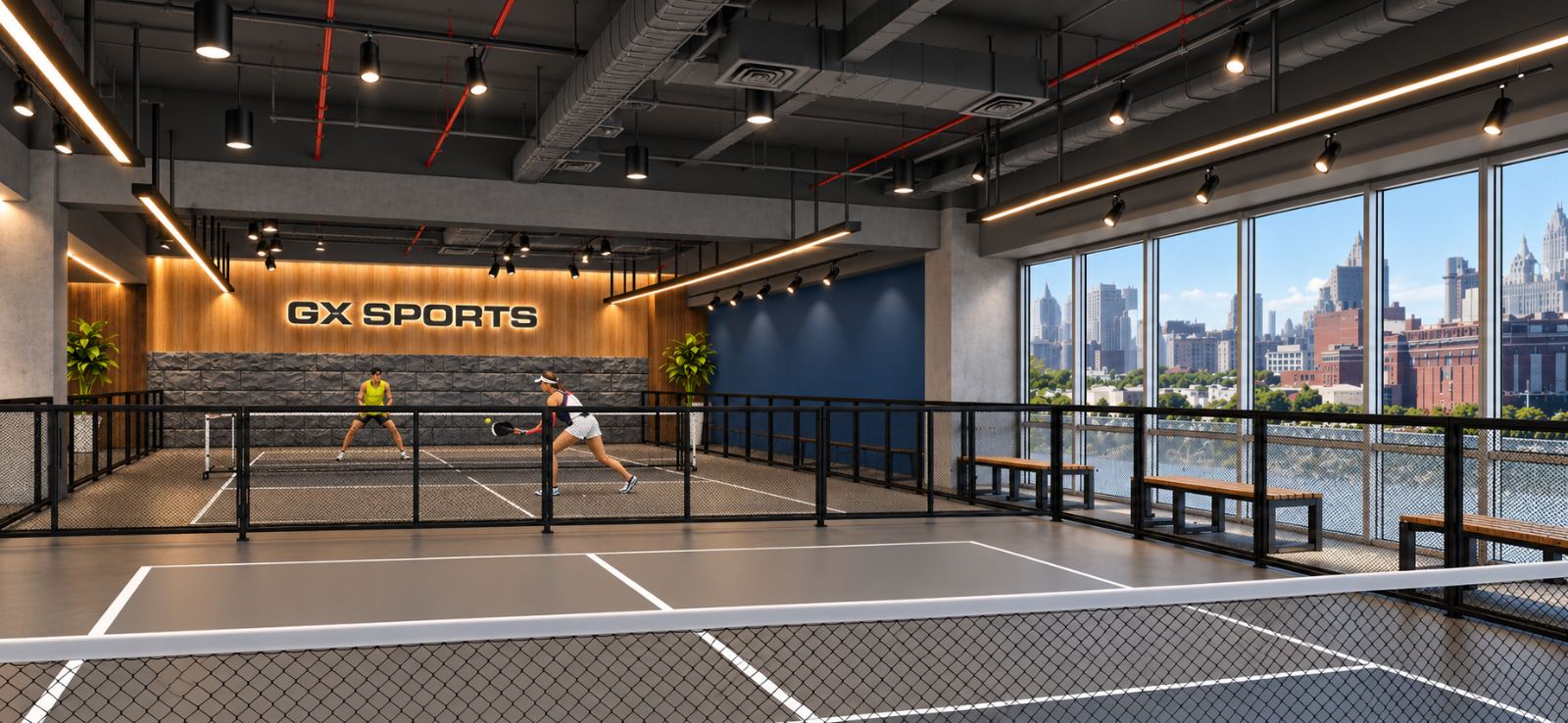 GX Sports Pickleball court