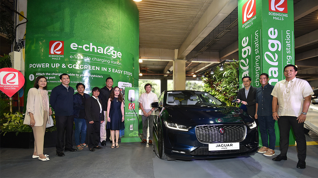 Robinsons Land Corporation (RLC) and the Manila Electric Company (Meralco) advance their thrust to protect the environment and reduce carbon emissions with the launch of electric vehicle (EV) charging stations